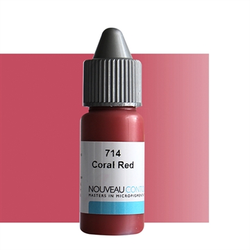 PIGMENT / LIPS - ORGANIC Coral Red - Flaske á 10 ml.